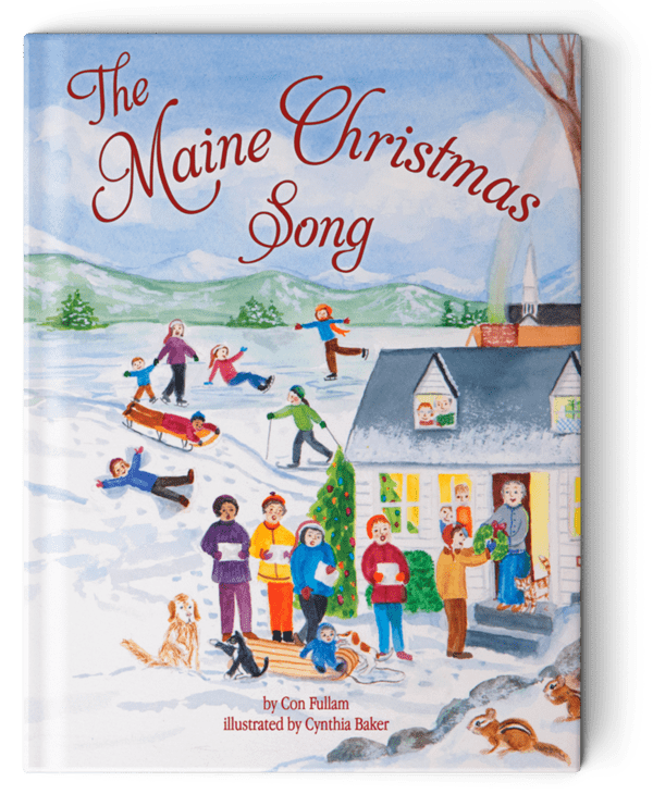 Maine Christmas Song children's book cover