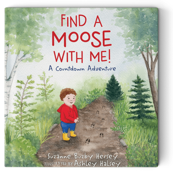 Find a Moose With Me children's book cover