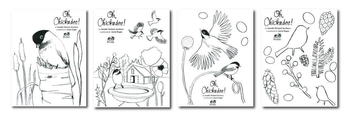 Oh, Chickadee! Coloring Pages